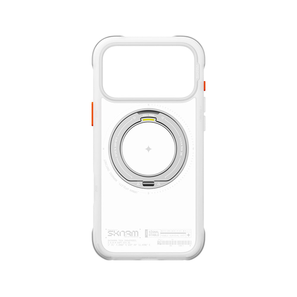 iPhone 18 Pro Max Uyumlu Kılıf Mag-Şarj Özellikli Airbag Tasarımlı 360° Entegre Standlı Skinarma Atlas Kapak