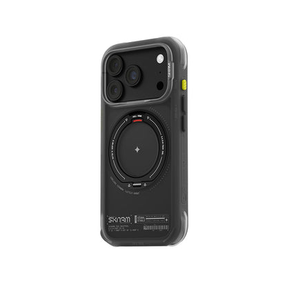 iPhone 18 Pro Max Uyumlu Kılıf Mag-Şarj Özellikli Airbag Tasarımlı 360° Entegre Standlı Skinarma Atlas Kapak