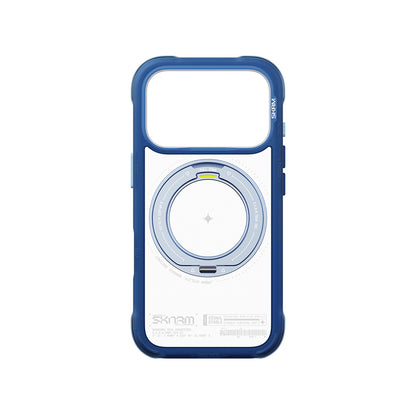 iPhone 18 Pro Max Uyumlu Kılıf Mag-Şarj Özellikli Airbag Tasarımlı 360° Entegre Standlı Skinarma Atlas Kapak