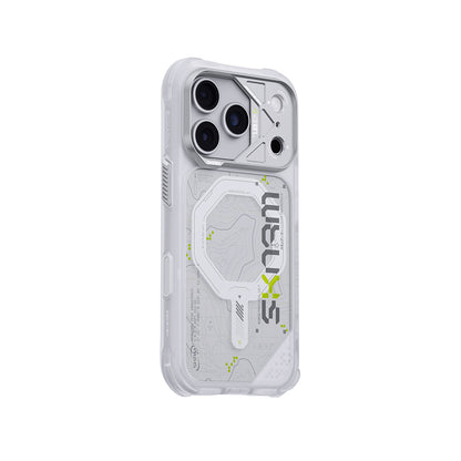 iPhone 18 Pro Uyumlu Kılıf Mag-Şarj Özellikli Çıkarılabilir Lens Çerçeveli Skinarma Sonar Kapak