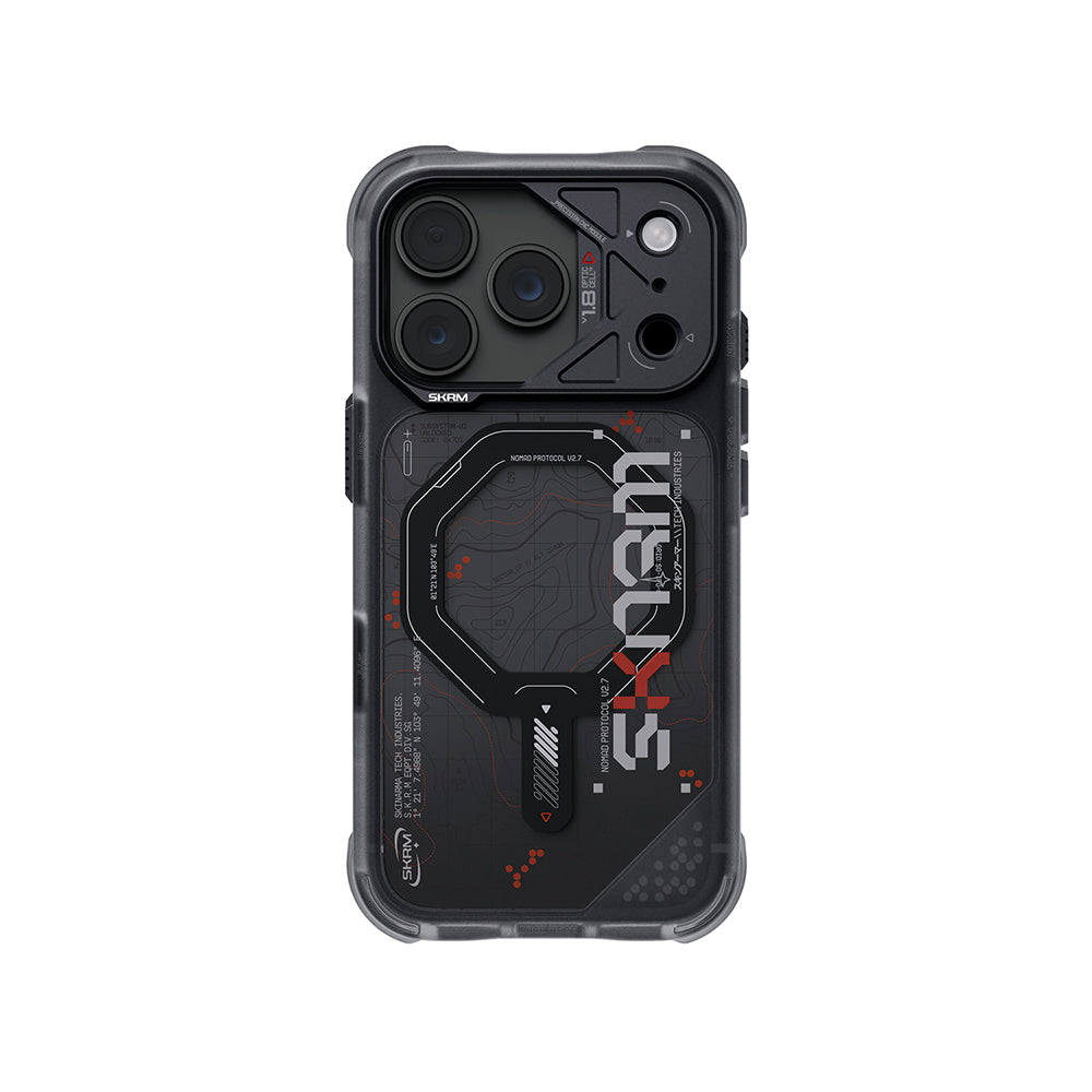 iPhone 18 Pro Uyumlu Kılıf Mag-Şarj Özellikli Çıkarılabilir Lens Çerçeveli Skinarma Sonar Kapak