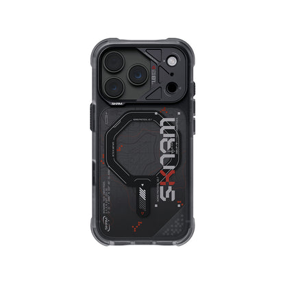 iPhone 18 Pro Uyumlu Kılıf Mag-Şarj Özellikli Çıkarılabilir Lens Çerçeveli Skinarma Sonar Kapak