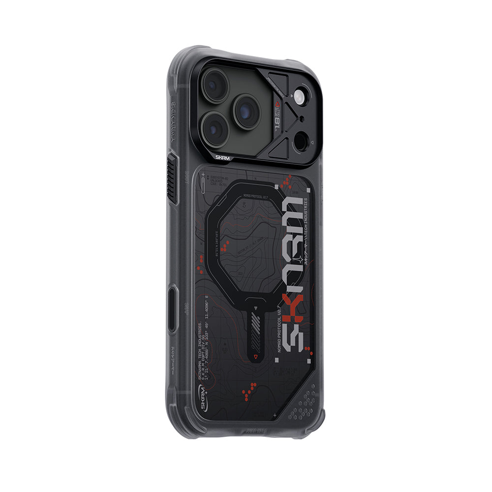 iPhone 18 Pro Uyumlu Kılıf Mag-Şarj Özellikli Çıkarılabilir Lens Çerçeveli Skinarma Sonar Kapak