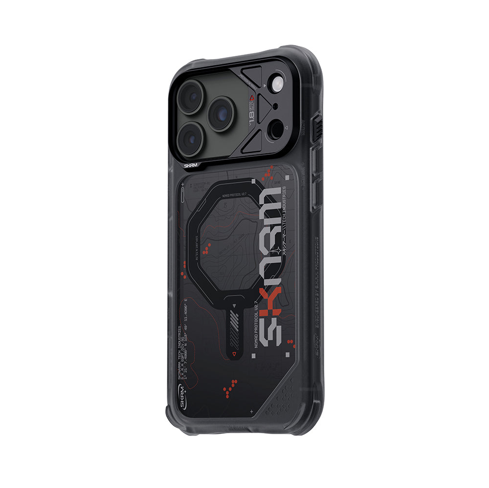 iPhone 18 Pro Uyumlu Kılıf Mag-Şarj Özellikli Çıkarılabilir Lens Çerçeveli Skinarma Sonar Kapak