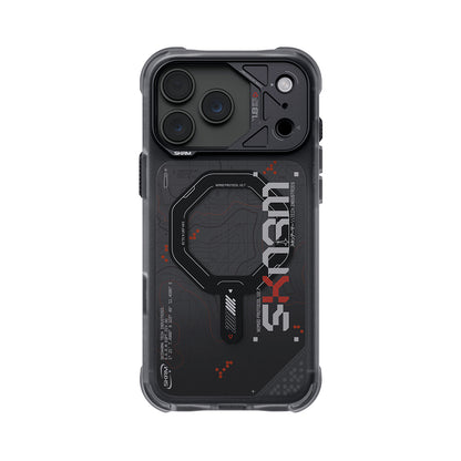 iPhone 18 Pro Uyumlu Kılıf Mag-Şarj Özellikli Çıkarılabilir Lens Çerçeveli Skinarma Sonar Kapak