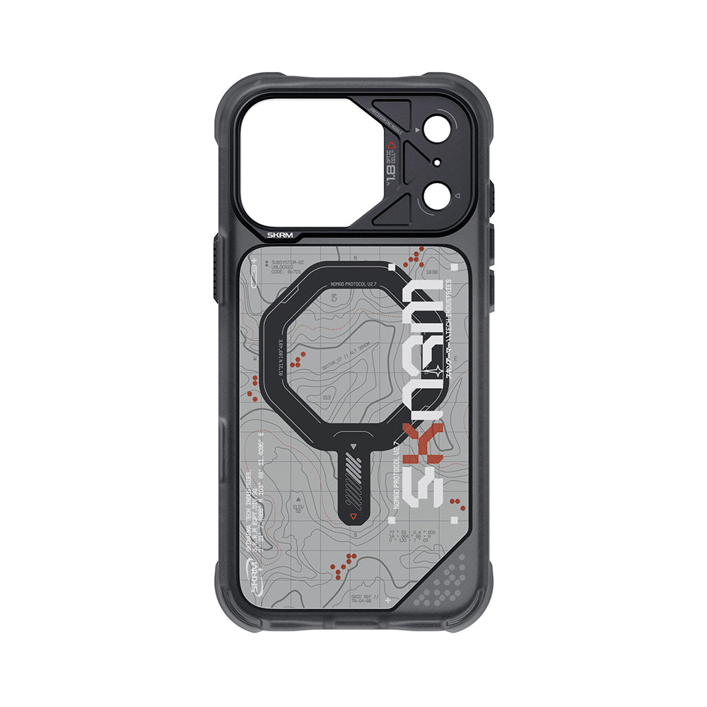 iPhone 18 Pro Uyumlu Kılıf Mag-Şarj Özellikli Çıkarılabilir Lens Çerçeveli Skinarma Sonar Kapak