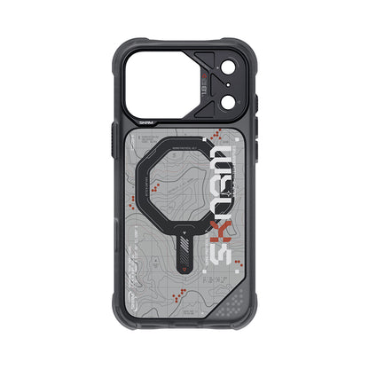 iPhone 18 Pro Uyumlu Kılıf Mag-Şarj Özellikli Çıkarılabilir Lens Çerçeveli Skinarma Sonar Kapak
