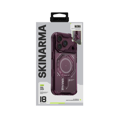 iPhone 18 Pro Uyumlu Kılıf SkinArma Mag-Şarj Özellikli Airbag Tasarımlı Magma Kapak