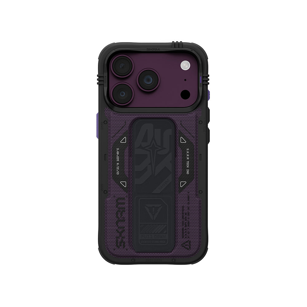 iPhone 18 Pro Uyumlu Kılıf SkinArma Mag-Şarj Özellikli Airbag Tasarımlı Entegre Standlı Phantom Kapak