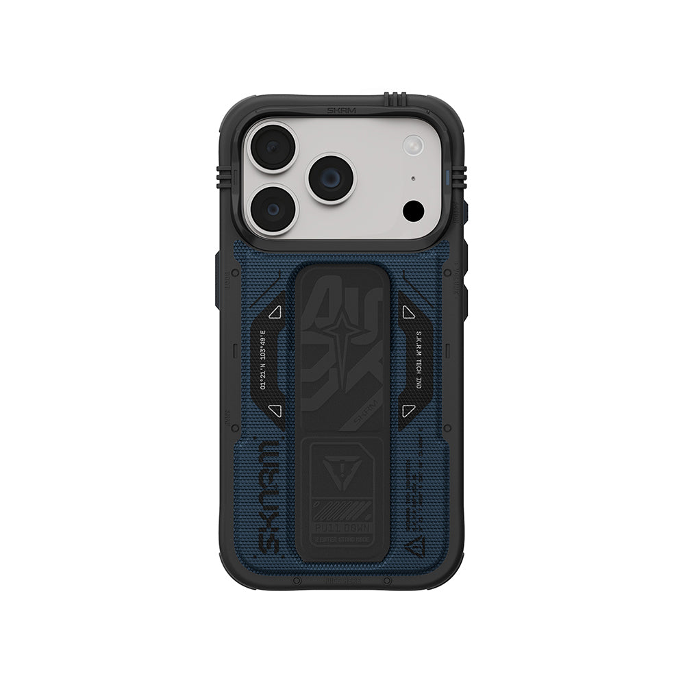 iPhone 18 Pro Uyumlu Kılıf SkinArma Mag-Şarj Özellikli Airbag Tasarımlı Entegre Standlı Phantom Kapak