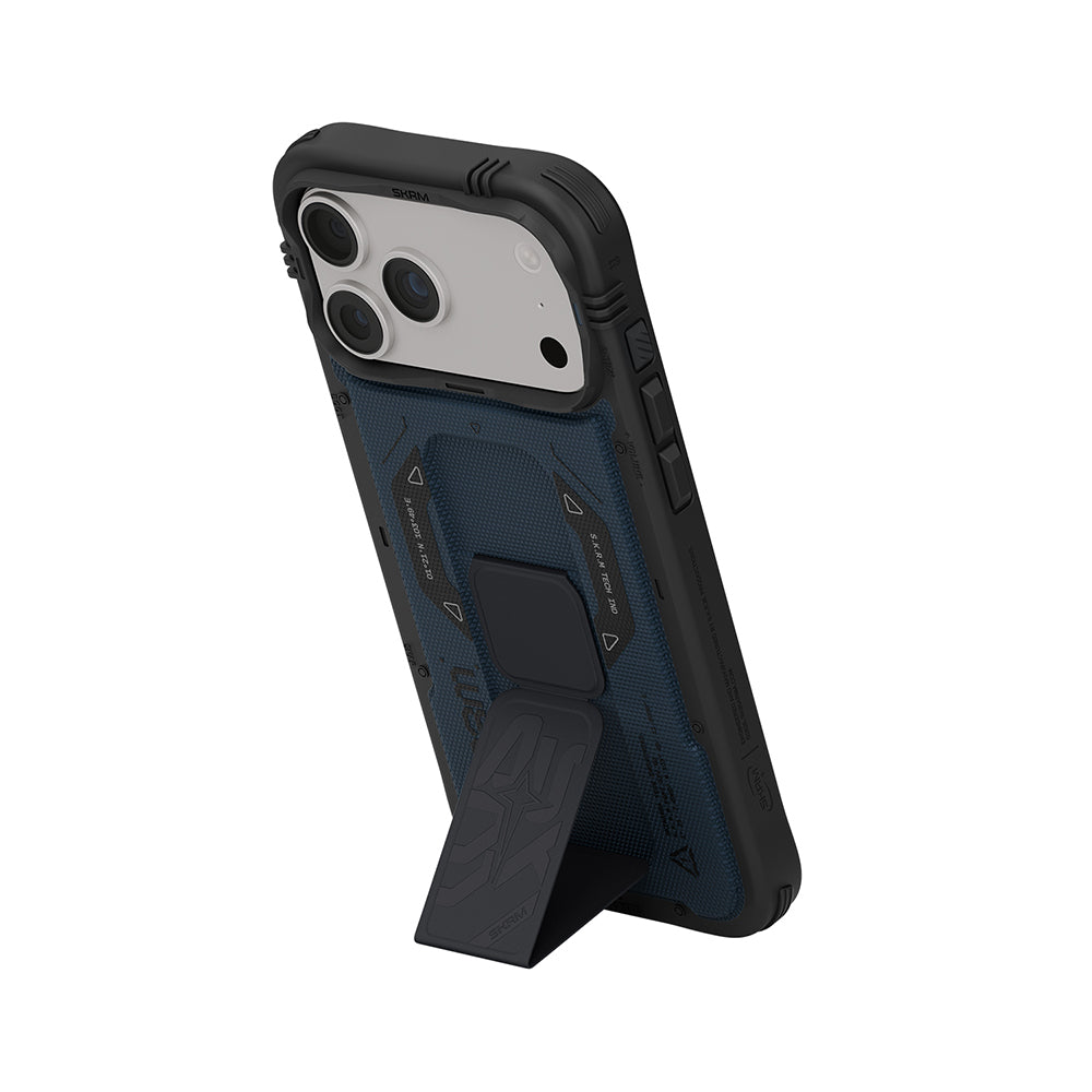 iPhone 18 Pro Uyumlu Kılıf SkinArma Mag-Şarj Özellikli Airbag Tasarımlı Entegre Standlı Phantom Kapak