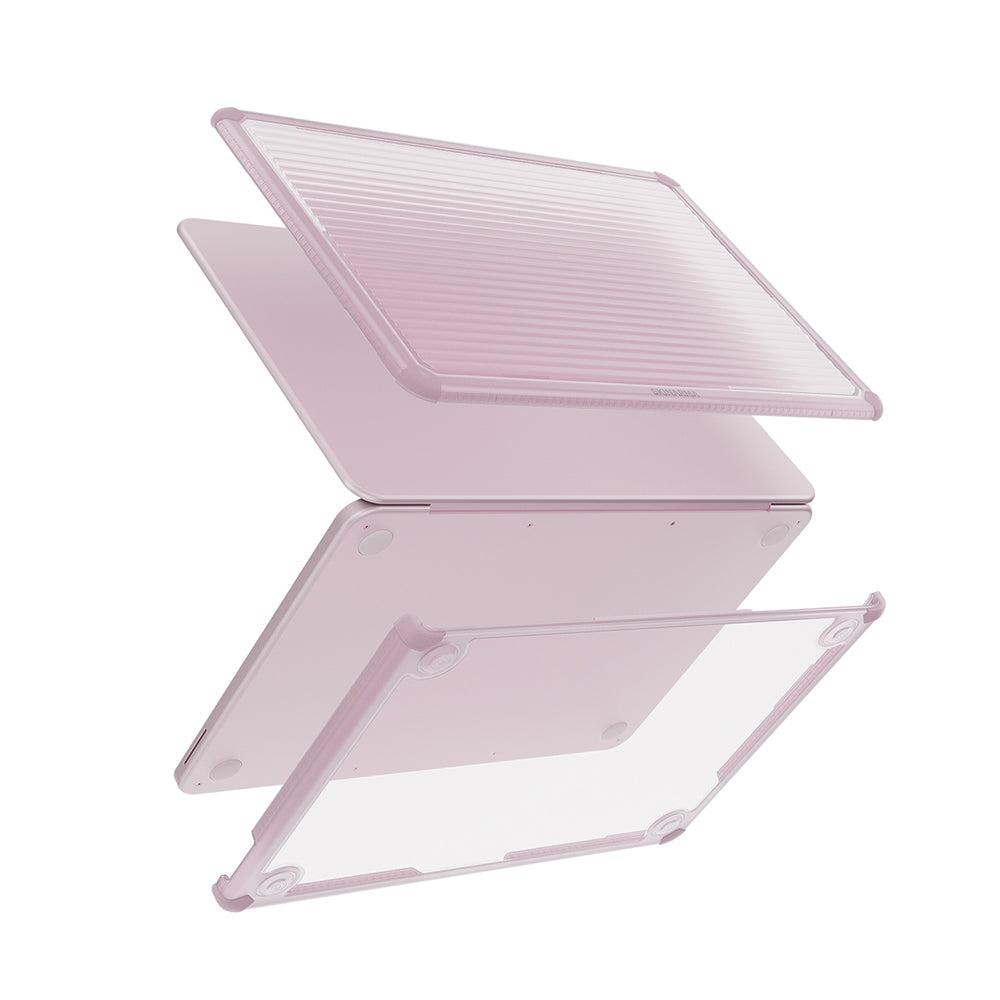 Macbook Neo 13’ A3404 Uyumlu Skinarma Vibron Serisi Klipsli Kurulum Özellikli Sticker PaketliKapak