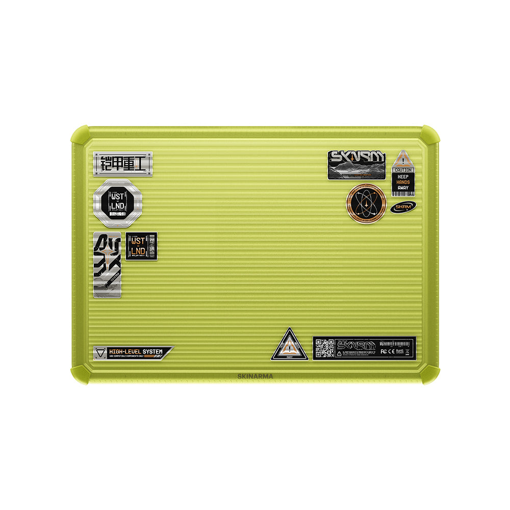 Macbook Neo 13’ A3404 Uyumlu Skinarma Vibron Serisi Klipsli Kurulum Özellikli Sticker PaketliKapak