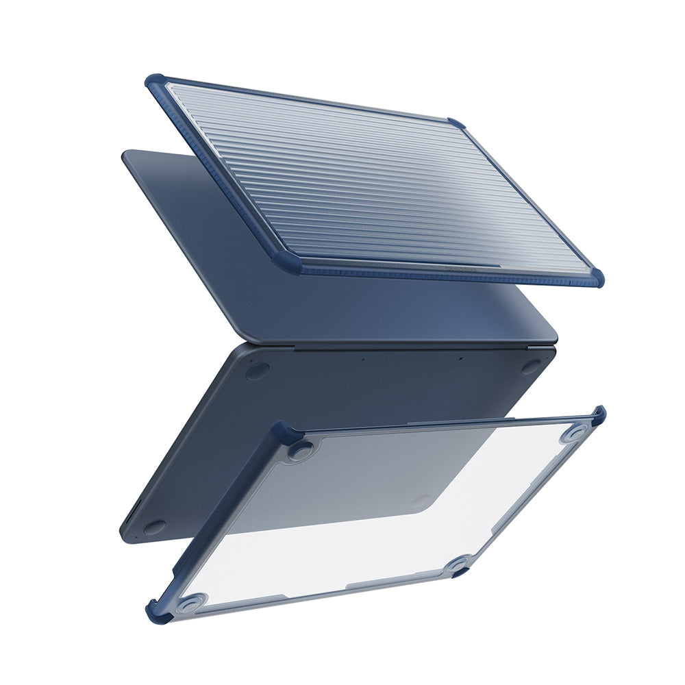 Macbook Neo 13’ A3404 Uyumlu Skinarma Vibron Serisi Klipsli Kurulum Özellikli Sticker PaketliKapak