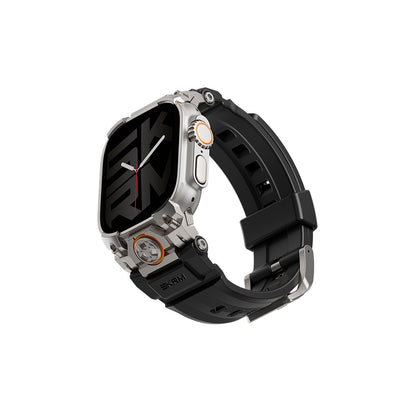 Apple Watch Ultra 49mm ile Uyumlu SkinArma Talon Serisi Suya Dayanıklı Silikon Kordon