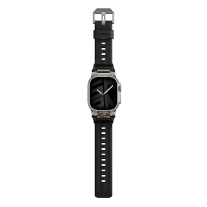 Apple Watch Ultra 49mm ile Uyumlu SkinArma Talon Serisi Suya Dayanıklı Silikon Kordon