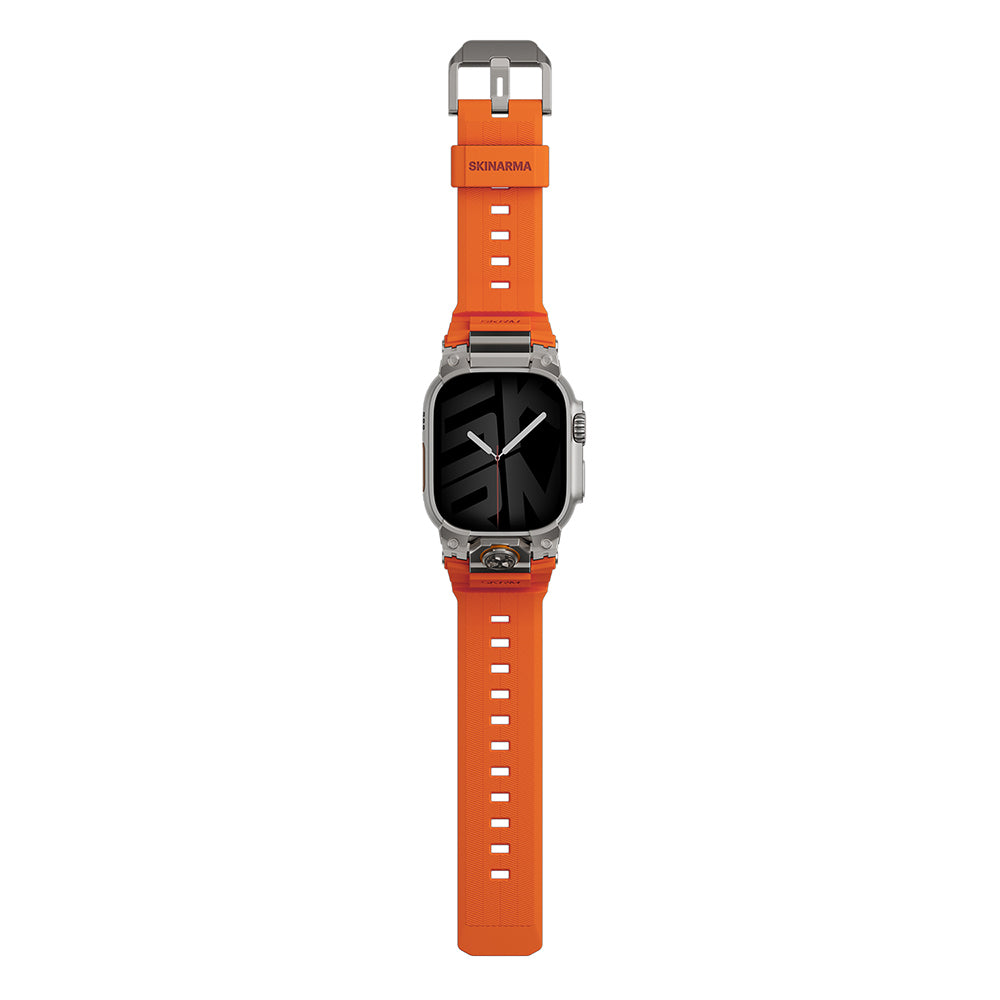 Apple Watch Ultra 49mm ile Uyumlu SkinArma Talon Serisi Suya Dayanıklı Silikon Kordon