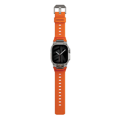 Apple Watch Ultra 49mm ile Uyumlu SkinArma Talon Serisi Suya Dayanıklı Silikon Kordon