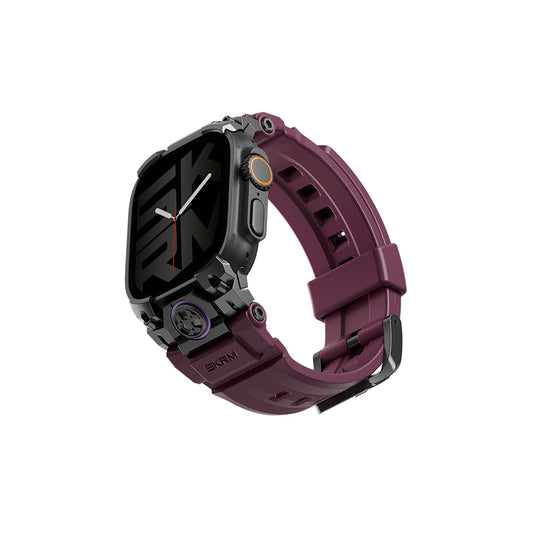 Apple Watch Ultra 49mm ile Uyumlu SkinArma Talon Serisi Suya Dayanıklı Silikon Kordon