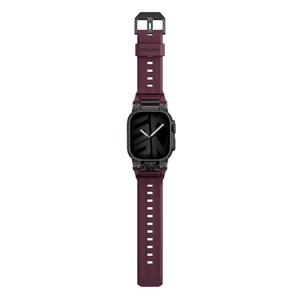 Apple Watch Ultra 49mm ile Uyumlu SkinArma Talon Serisi Suya Dayanıklı Silikon Kordon