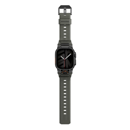 Apple Watch Ultra 49mm ile Uyumlu SkinArma Talon Serisi Suya Dayanıklı Silikon Kordon