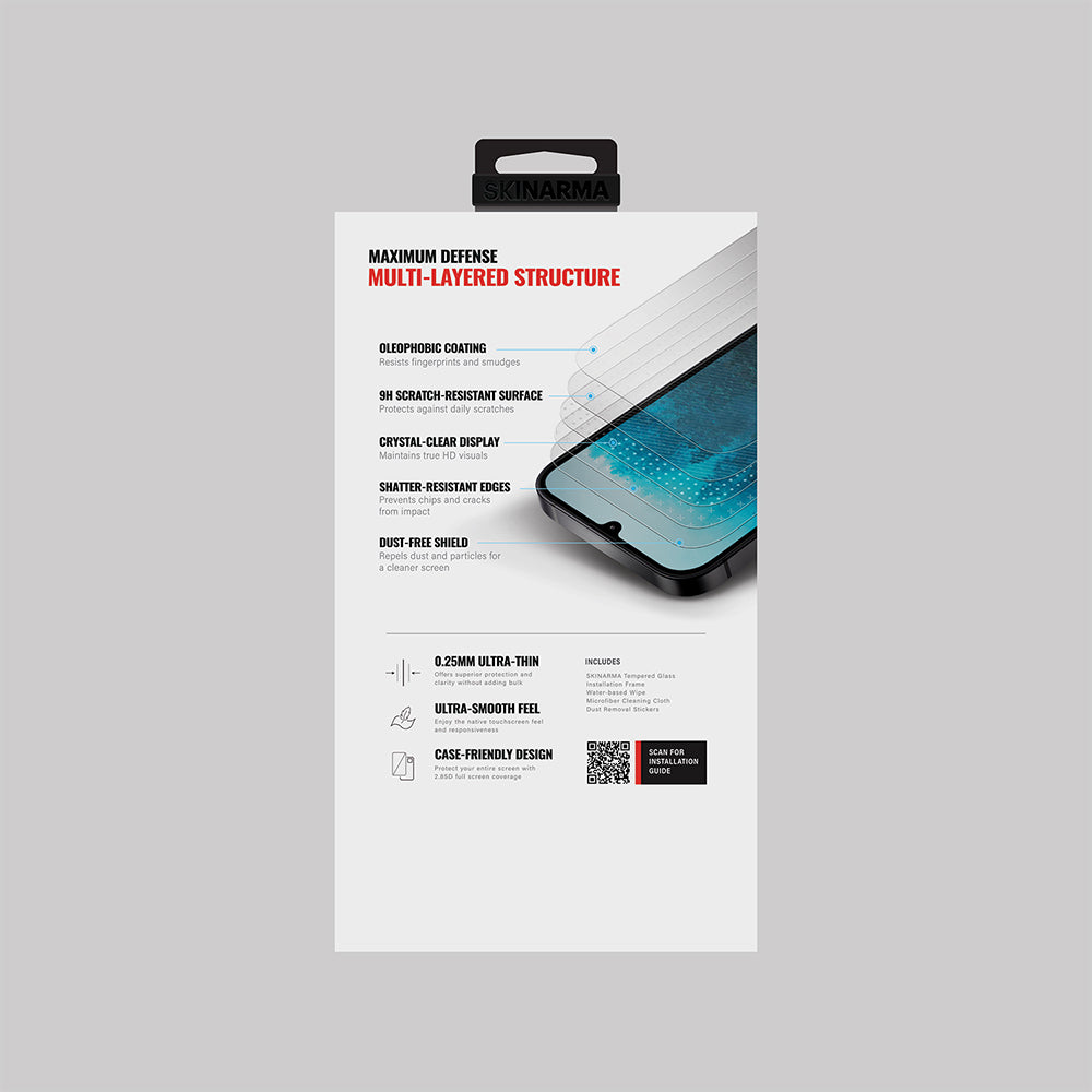 Galaxy S26 Ultra Uyumlu Skinarma 0.25mm Oleofobik Privacy Hayalet Cam Ekran Koruyucu