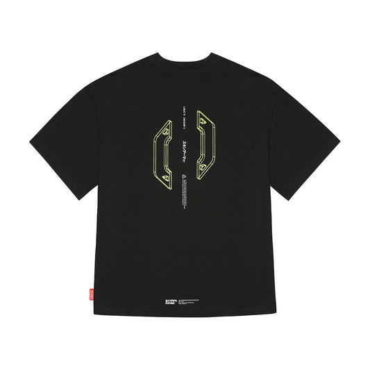 Skinarma Cypher Kısa Kollu Oversize Unisex Bisiklet Yaka Tişört