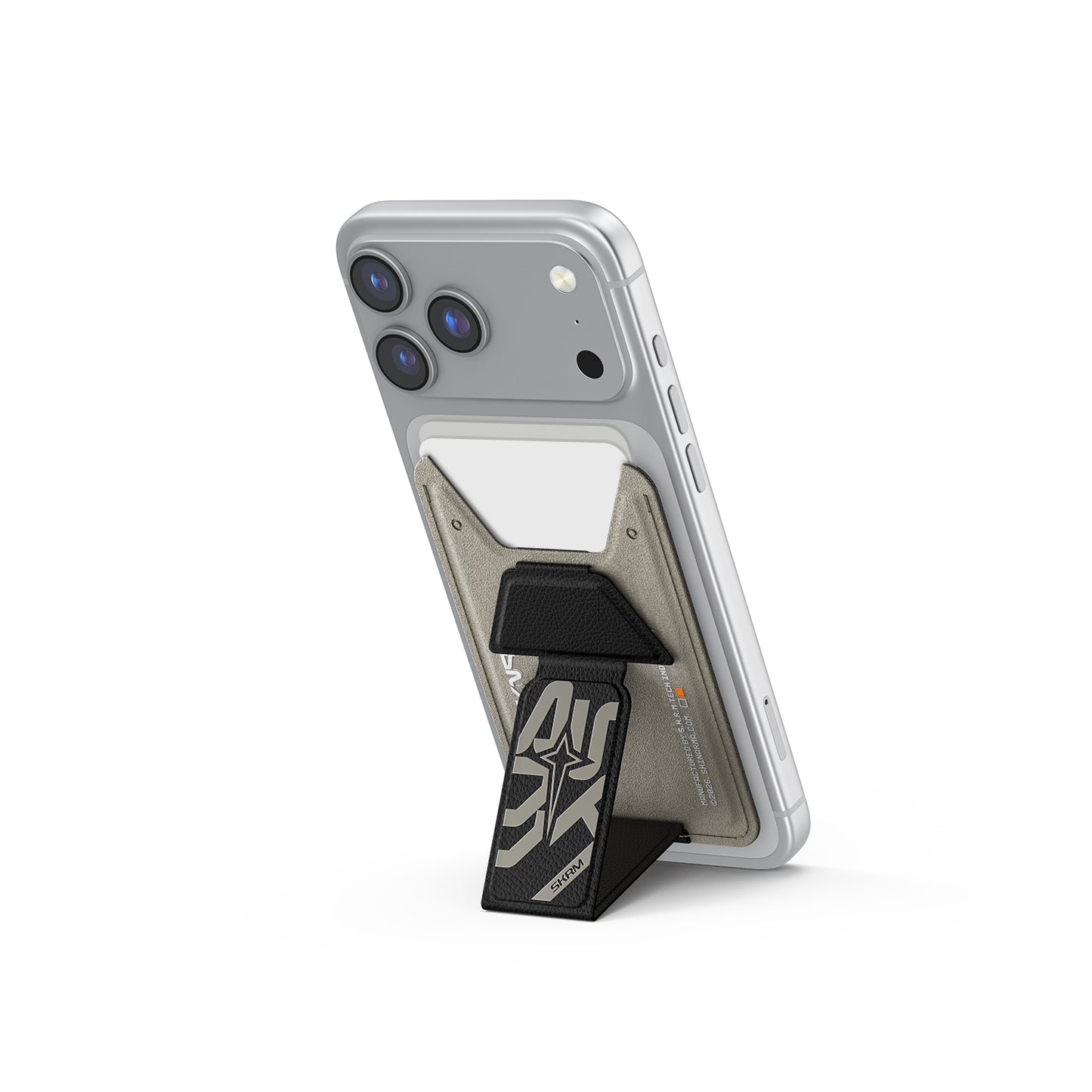 Skinarma Kado Aegis Serisi Standlı Deri Görünümlü Manyetik Kartlık