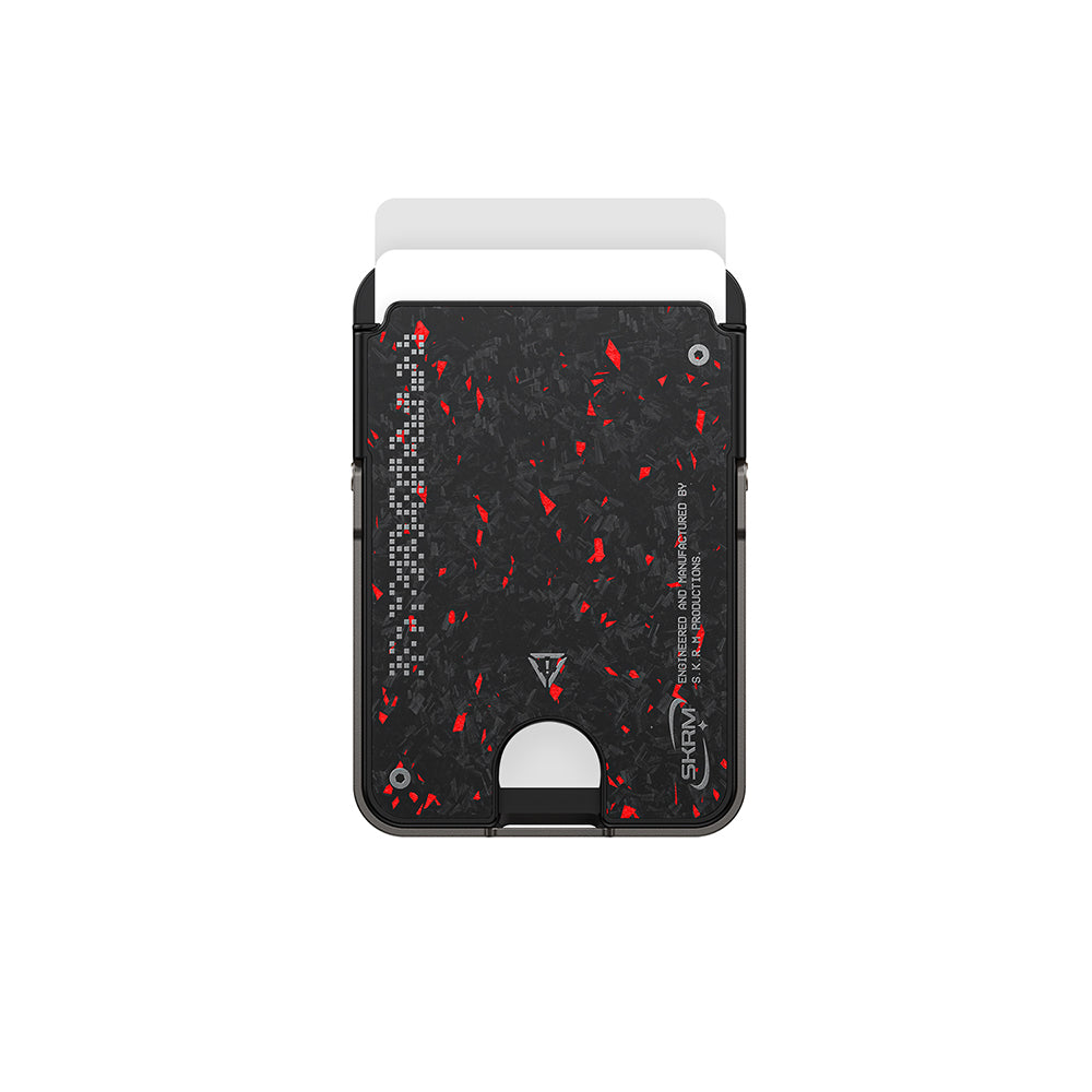 Skinarma Metal Tasarımlı 2 Hazneli Vektor Serisi Manyetik M-Safe Uyumlu RFID Engelleyici Standlı Kartlık