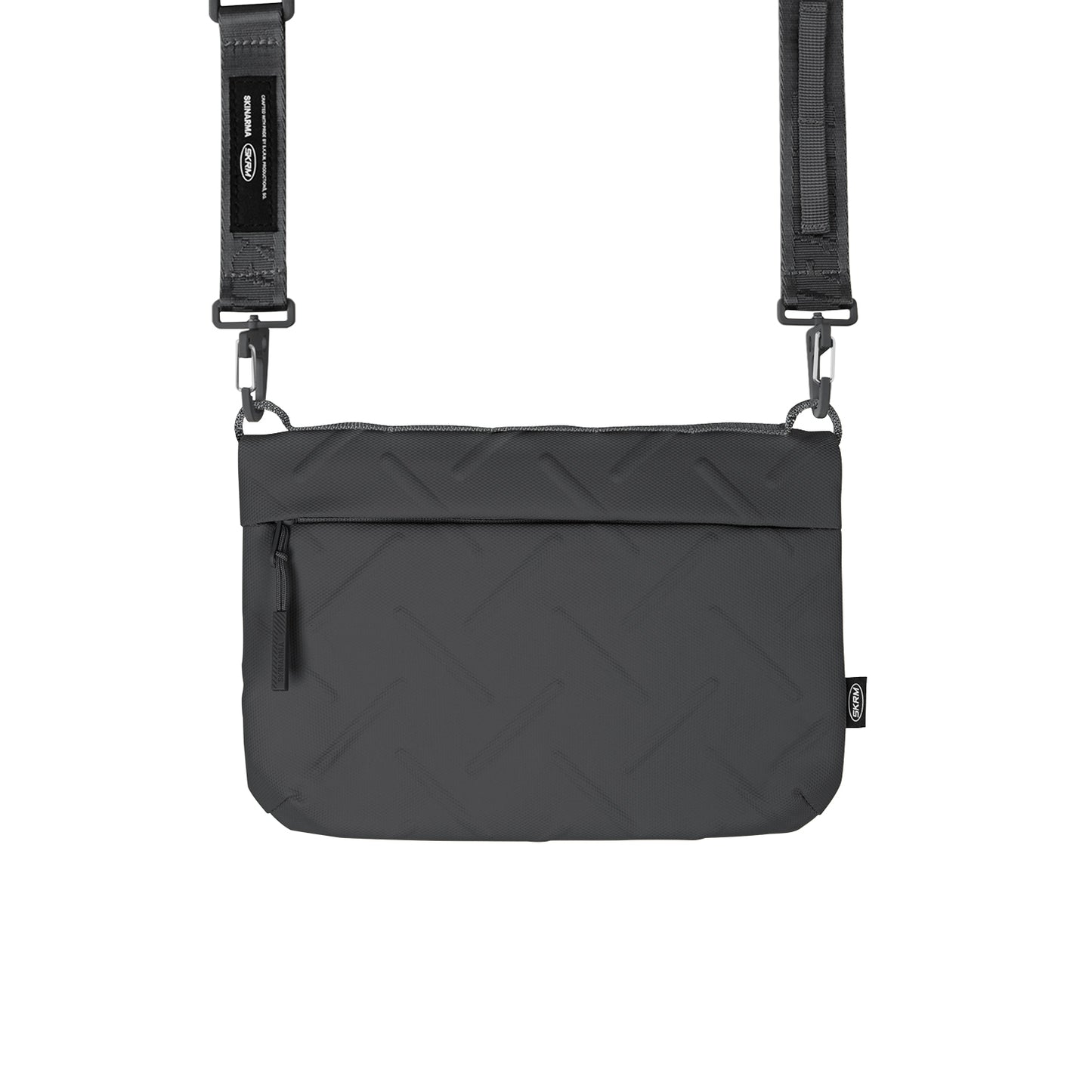 Skinarma Satchel Juno Desenli Naylon Scout Boyun Askı Kayışlı Aksesuar Çantası