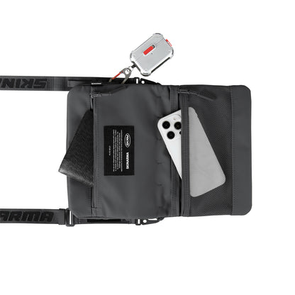 Skinarma Satchel Juno Desenli Naylon Scout Boyun Askı Kayışlı Aksesuar Çantası